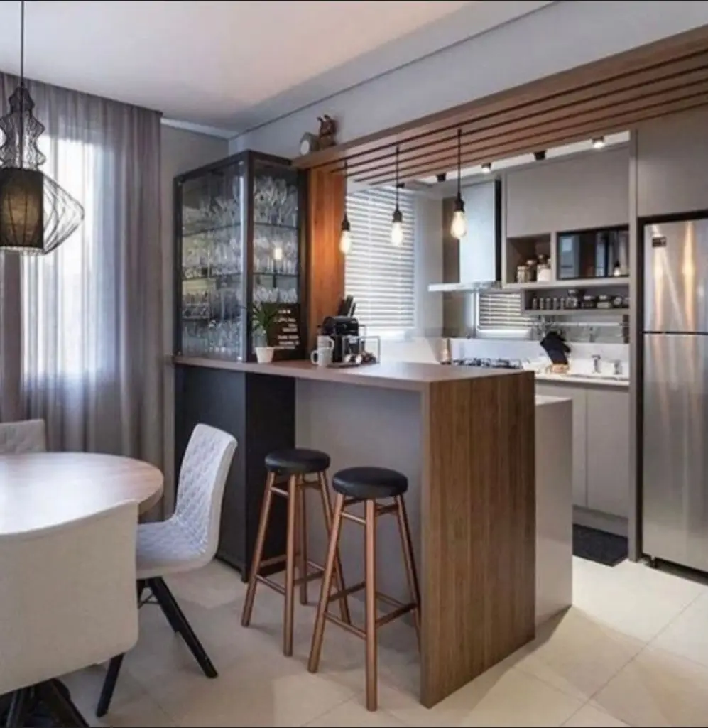 mini bar untuk café minimalis modern - desain berkelas dan modern